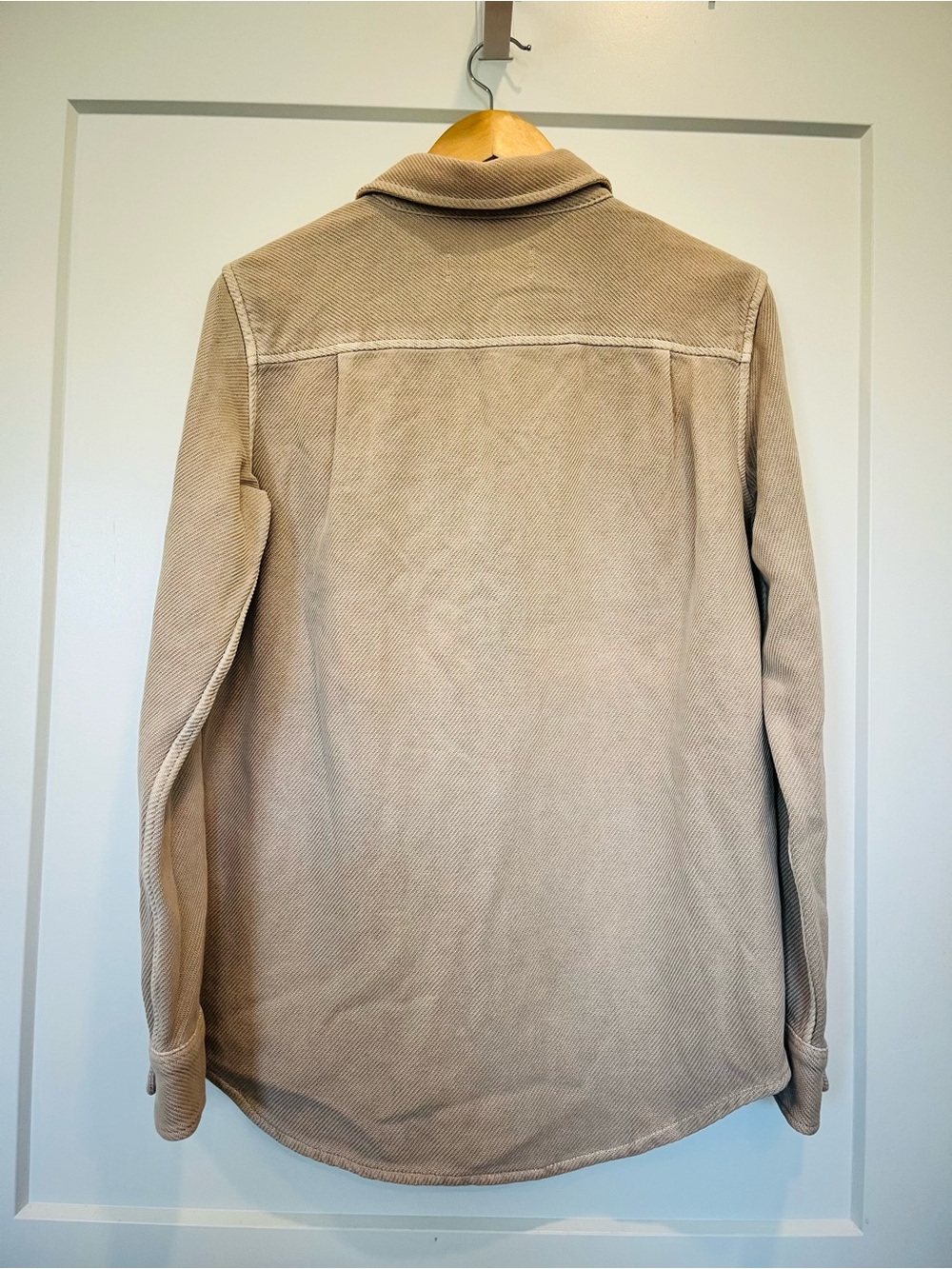 Outerknown Blanket Shirt/Shacket Organic Oatmeal Cotton Hiking Preppy Cabin XS - Picture 7 of 8